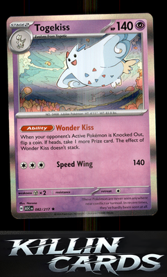 Togekiss - 082/217 082/217 Pokemon Rare ME: Ascended Heroes Card NM