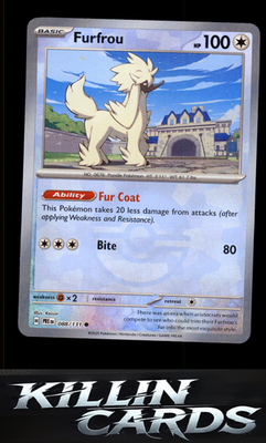 Furfrou (Poke Ball Pattern) 088/131 Pokemon Common SV: Prismatic Evolutions Card