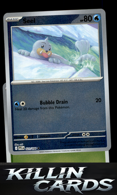 Reverse Holofoil Seel 021/094 Pokemon Common ME02: Phantasmal Flames Card NM