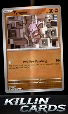 Reverse Holofoil Tyrogue 071/132 Pokemon Common ME01: Mega Evolution Card NM