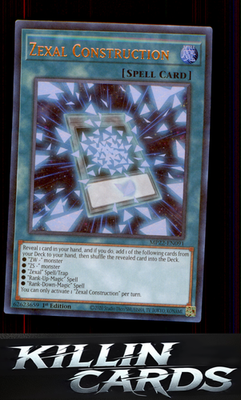 1st Edition Zexal Construction MP22-EN091 YuGiOh Ultra Rare 2022 Tin of the Phar