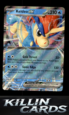 Keldeo ex 030/086 Pokemon Double Rare SV: White Flare Card NM