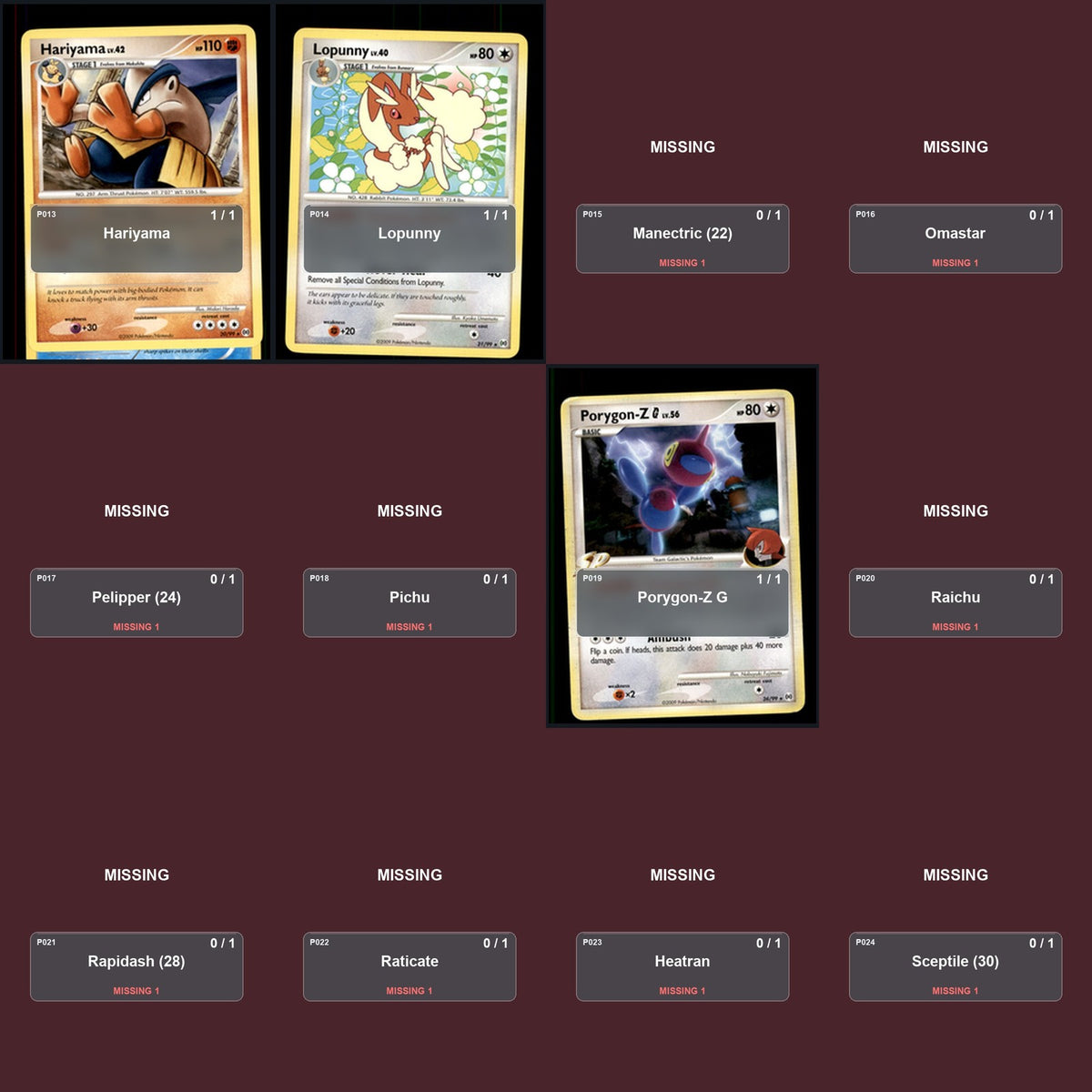 Pokemon TCG Arceus C/UC/R Standard Set 46 Cards