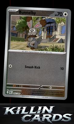 Reverse Holofoil Bunnelby 064/088 Pokemon Common ME03: Perfect Order Card NM
