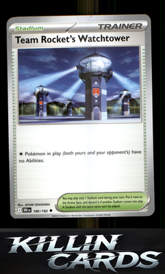 Team Rocket's Watchtower 180/182 Pokemon Uncommon SV10: Destined Rivals Card NM