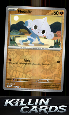 Reverse Holofoil Meditite - 110/198 110/198 Pokemon Common SV01: Scarlet & Viole