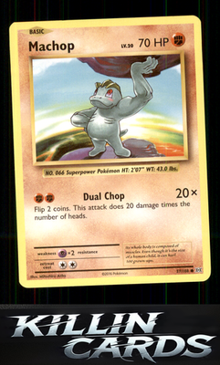 Machop 57/108 Pokemon Common XY - Evolutions Card NM