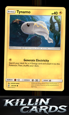 Tynamo (64) 64/236 Pokemon Common SM - Unified Minds Card NM