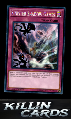 1st Edition Sinister Shadow Games SDSH-EN035 YuGiOh Common Structure Deck: Shadd