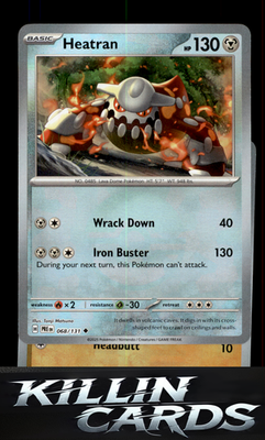 Heatran (Poke Ball Pattern) 068/131 Pokemon Uncommon SV: Prismatic Evolutions Ca