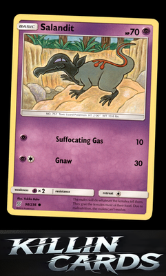 Salandit (98) 98/236 Pokemon Common SM - Unified Minds Card LP