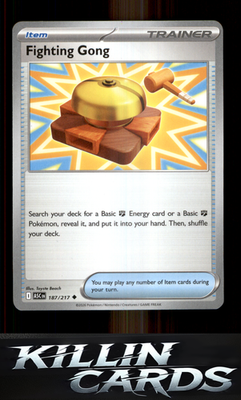 Fighting Gong 187/217 Pokemon Uncommon ME: Ascended Heroes Card NM