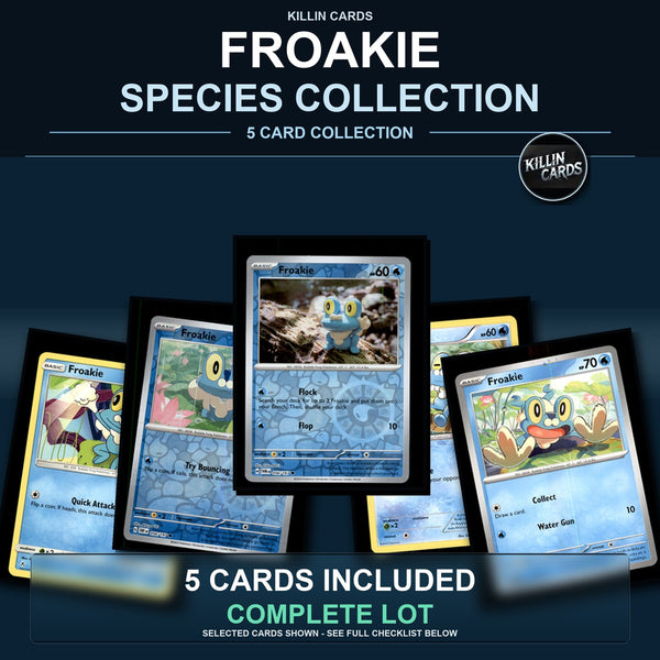Pokemon TCG Froakie Species Collection 5 Different Cards