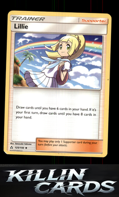Lillie 125/156 Pokemon Uncommon SM - Ultra Prism Card LP