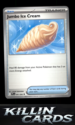 Jumbo Ice Cream 091/094 Pokemon Uncommon ME02: Phantasmal Flames Card NM