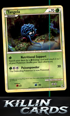 Tangela 72/95 Pokemon Common Call of Legends Card LP