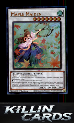 1st Edition Maple Maiden MP23-EN022 YuGiOh Ultra Rare 25th Anniversary Tin: Duel