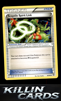 Sceptile Spirit Link 80/98 Pokemon Uncommon XY - Ancient Origins Card LP