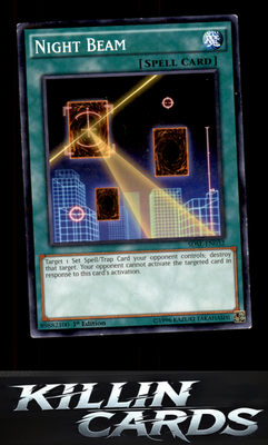 1st Edition Night Beam SDSE-EN032 YuGiOh Common Structure Deck: Synchron Extreme