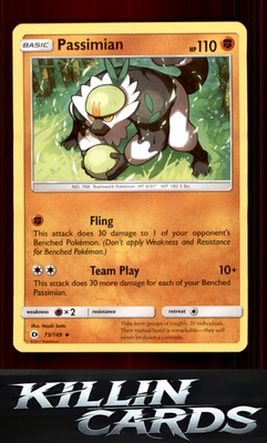 Passimian 73/149 Pokemon Uncommon SM Base Set Card NM