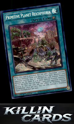 1st Edition Primitive Planet Reichphobia MP23-EN096 YuGiOh Prismatic Secret Rare