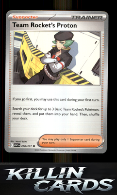 Team Rocket's Proton 208/217 Pokemon Uncommon ME: Ascended Heroes Card NM