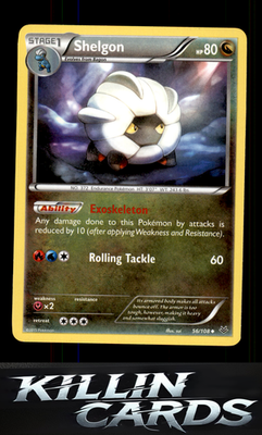 Shelgon 56/108 Pokemon Uncommon XY - Roaring Skies Card NM