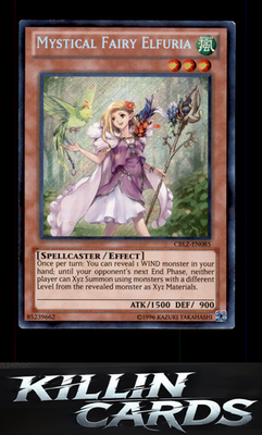 Mystical Fairy Elfuria CBLZ-EN085 YuGiOh Secret Rare Cosmo Blazer Card NM