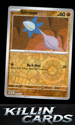 Reverse Holofoil Glimmet 108/167 Pokemon Common SV06: Twilight Masquerade Card N