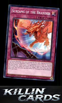1st Edition Screams of the Branded SDAZ-EN033 YuGiOh Common Structure Deck: Alba