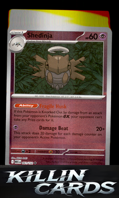 Reverse Holofoil Shedinja - 061/132 061/132 Pokemon Uncommon ME01: Mega Evolutio