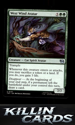 West Wind Avatar 137 Magic U Teenage Mutant Ninja Turtles Card NM