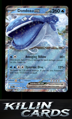 Dondozo ex - 066/182 066/182 Pokemon Double Rare SV10: Destined Rivals Card NM