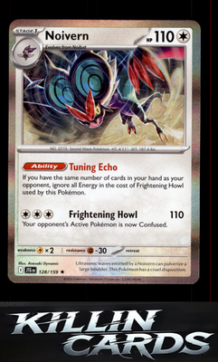 Noivern 128/159 Pokemon Rare SV09: Journey Together Card NM