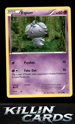 Espurr 42/106 Pokemon Common XY - Flashfire Card NM