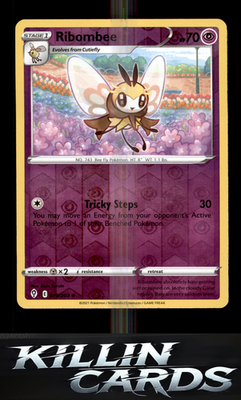 Reverse Holofoil Ribombee 079/203 Pokemon Uncommon SWSH07: Evolving Skies Card N