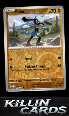 Reverse Holofoil Riolu - 113/198 113/198 Pokemon Common SV01: Scarlet & Violet B