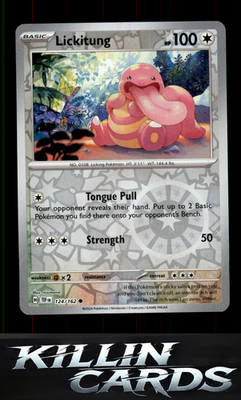 Reverse Holofoil Lickitung - 124/162 124/162 Pokemon Common SV05: Temporal Force