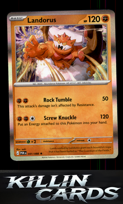 Landorus 041/088 Pokemon Rare ME03: Perfect Order Card NM