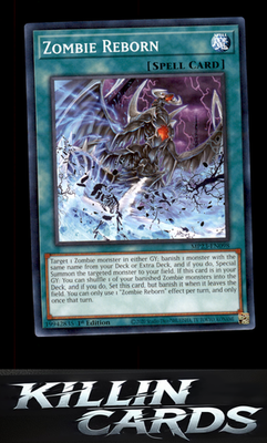 1st Edition Zombie Reborn MP23-EN098 YuGiOh Common 25th Anniversary Tin: Dueling