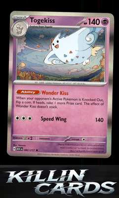 Togekiss - 082/217 082/217 Pokemon Rare ME: Ascended Heroes Card NM