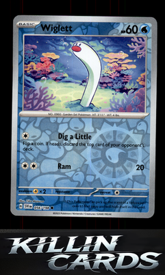 Reverse Holofoil Wiglett - 056/198 056/198 Pokemon Common SV01: Scarlet & Violet