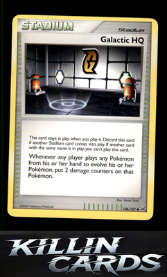 Galactic HQ 106/127 Pokemon Uncommon Platinum Card LP