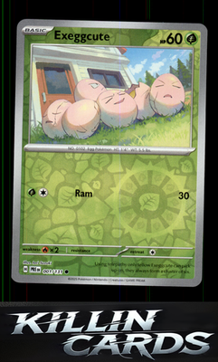 Reverse Holofoil Exeggcute 001/131 Pokemon Common SV: Prismatic Evolutions Card