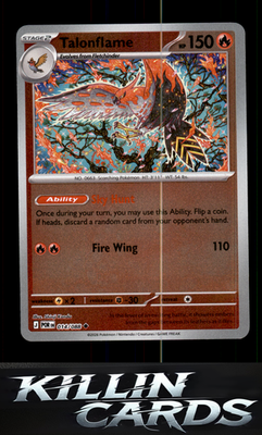 Reverse Holofoil Talonflame - 014/088 014/088 Pokemon Uncommon ME03: Perfect Ord