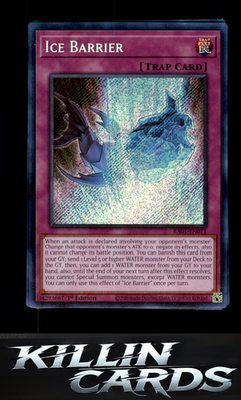 1st Edition Ice Barrier RA01-EN071 YuGiOh Super Rare 25th Anniversary Rarity Col