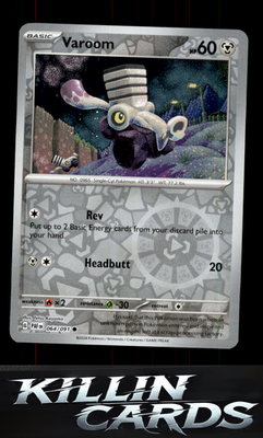 Reverse Holofoil Varoom - 064/091 064/091 Pokemon Common SV: Paldean Fates Card