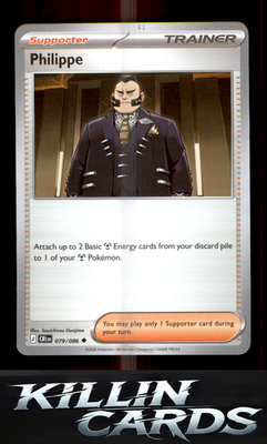 Philippe - 079/086 079/086 Pokemon Uncommon ME04: Chaos Rising Card NM