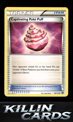Captivating Poke Puff 99/114 Pokemon Uncommon XY - Steam Siege Card NM