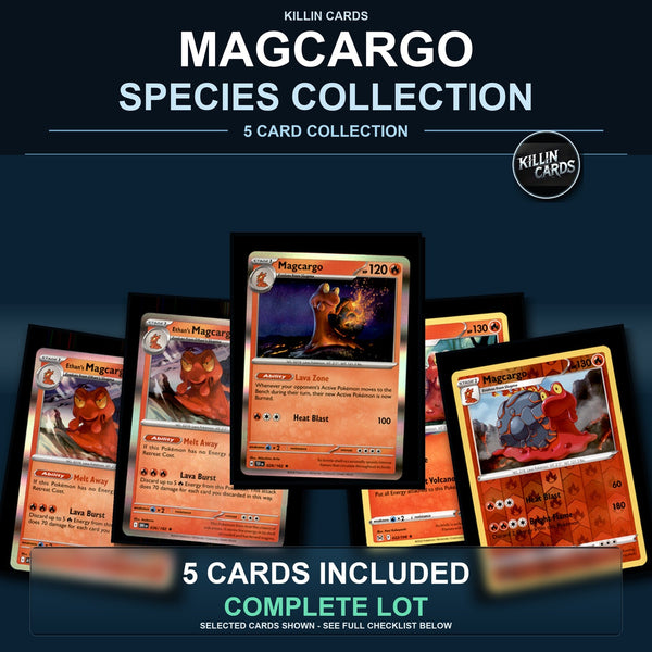 Pokemon TCG Magcargo Species Collection 5 Different Cards